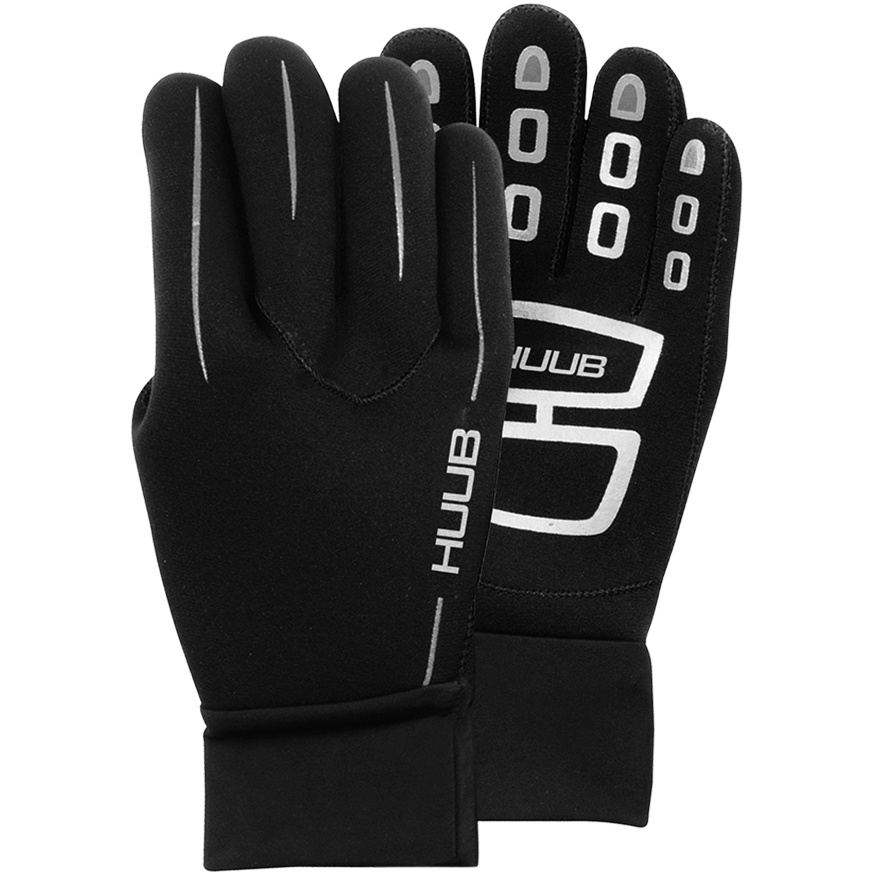 2026 Huub 3mm Wetsuit Swim Gloves A2-SG19 - Black / Silver